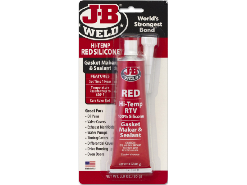J-B Weld Hight Temp Red Silicone 85 g.